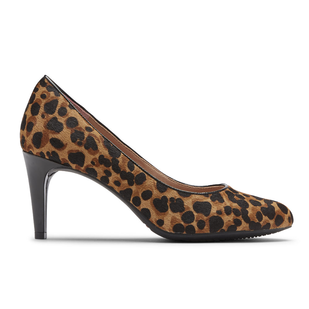 Zapatos De Tacones Rockport Mujer Mexico - Total Motion Arabella Leopardo - LONFZ0138